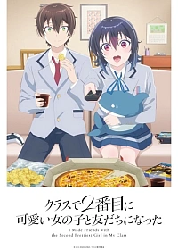 Постер к аниме Я подружился со второй самой симпатичной девушкой в классе